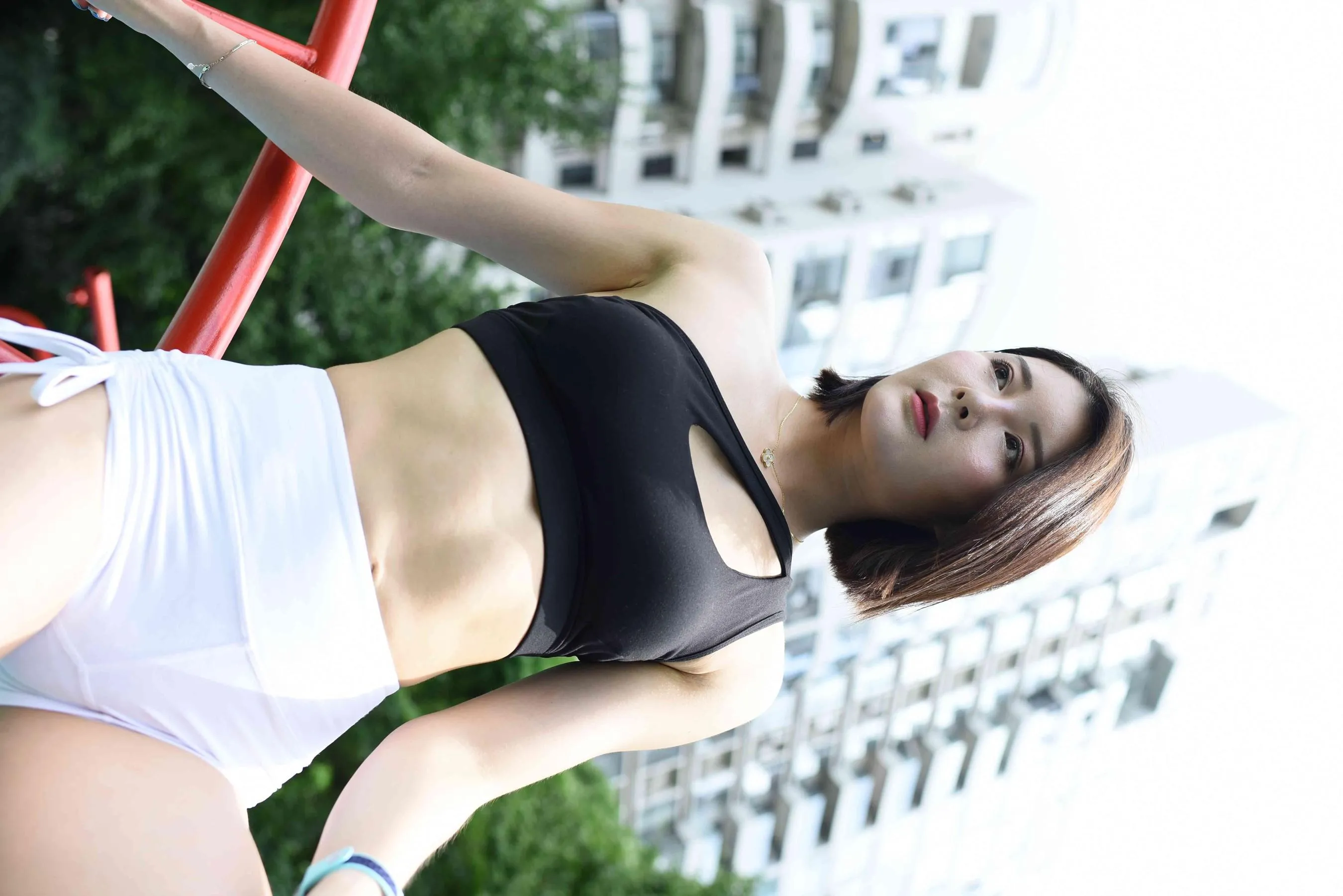 [魔镜街拍] NO.033 街拍清晨健身女神 [209P]插图6